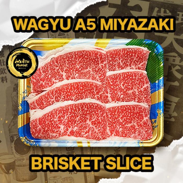 

WAGYU A5 MIYAZAKI BRISKET SLICE WAGYU BEEF