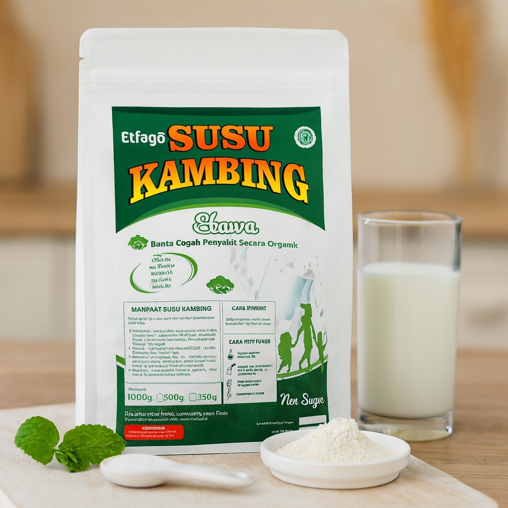 

Susu Kambing Tanpa Gula / Non Sugar 250g Halal bantu atasi nyeri sendi tulang dan asam urat