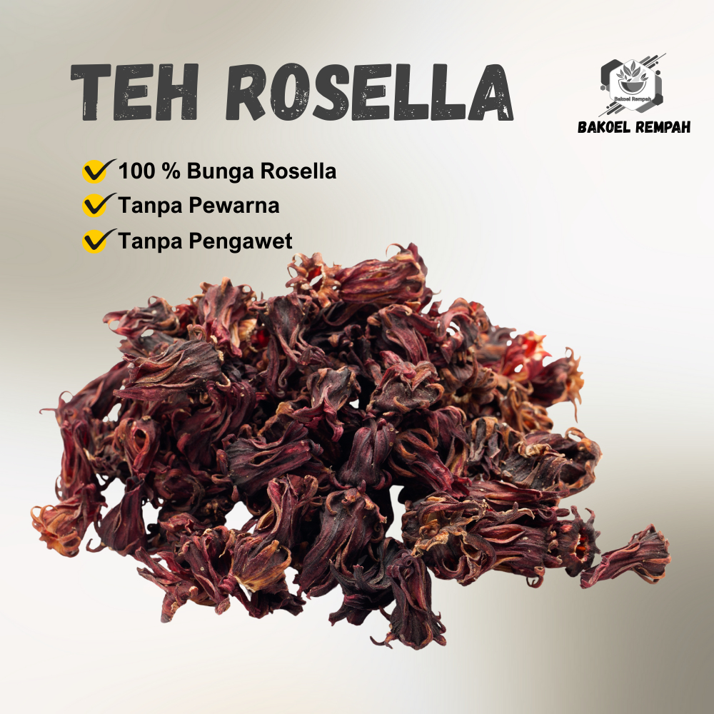 

Rosella Merah Kering / Bunga Rosella / Bakoel Rempah