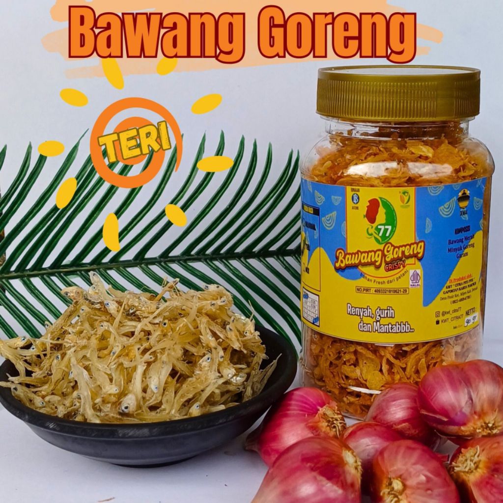 

BAWANG GORENG TERI 90 GRAM