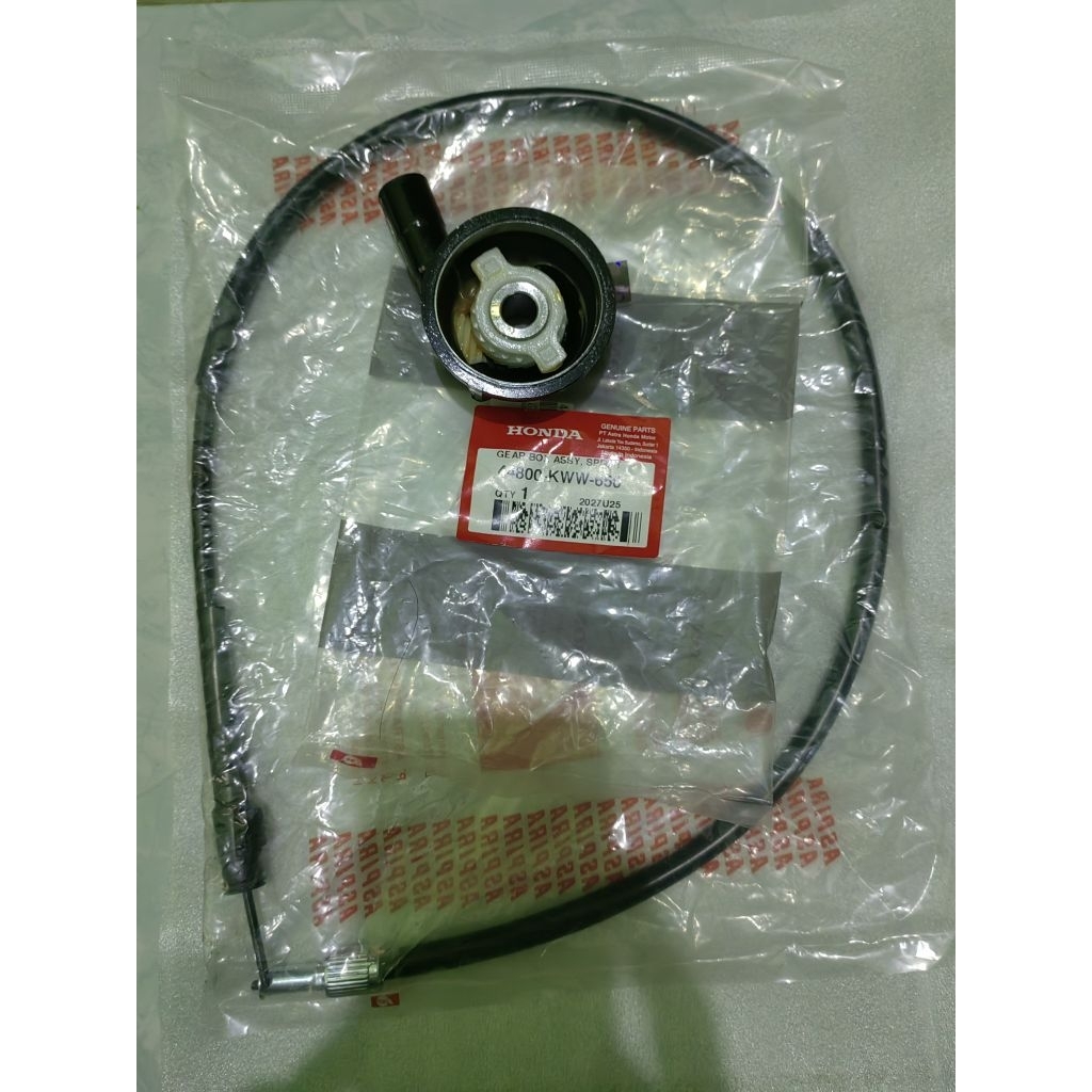 kabel speedometer plus gear box speedometer REVO AT F1 Supra X125 F1 Injeksi helm in asli kabel spee