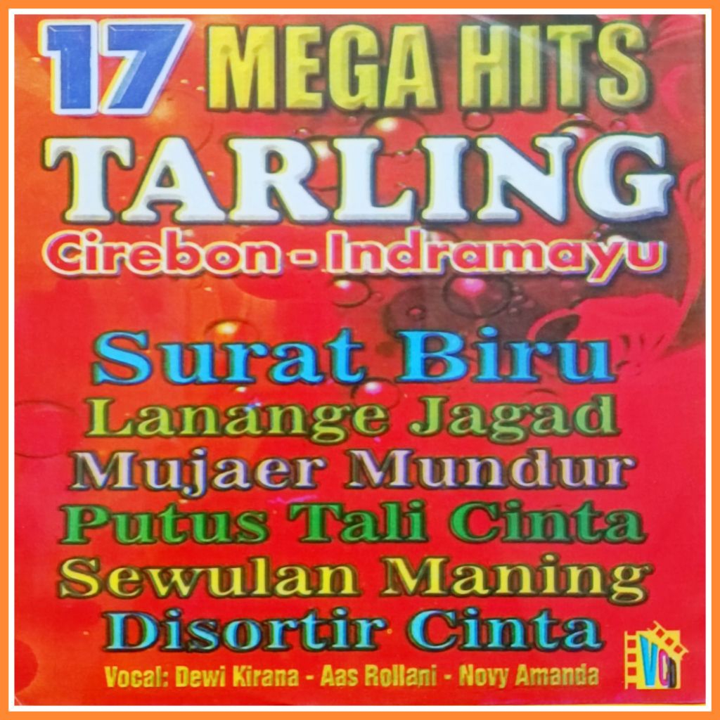 Kaset VCD 17 Lagu Tarling Cirebonan Campuran Album Pilihan Terpopuler