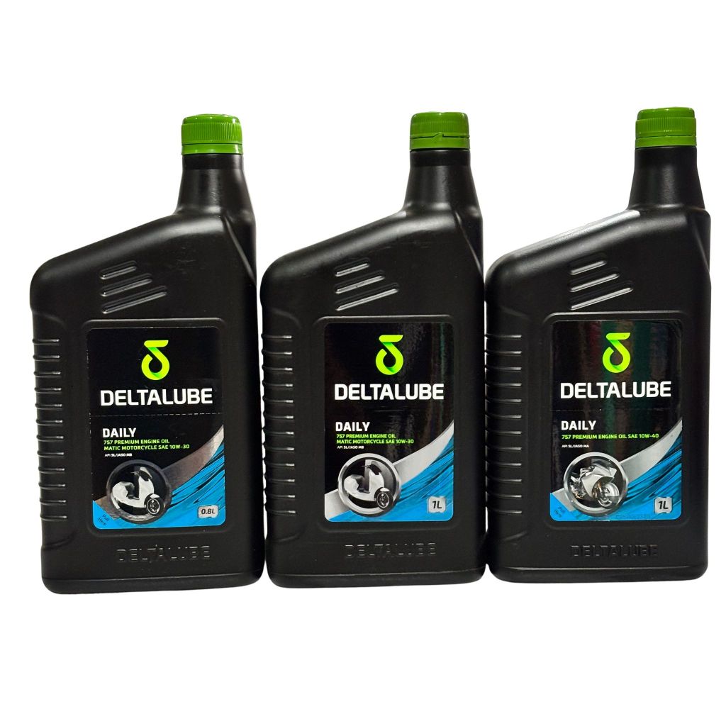 Oli Deltalube 4Tak dan Matic 1 Liter dan 800 Ml