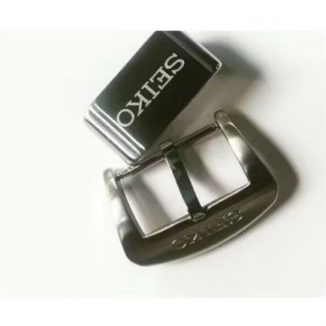 ring plus buckle strap seiko stenless stell size buckle20 mm