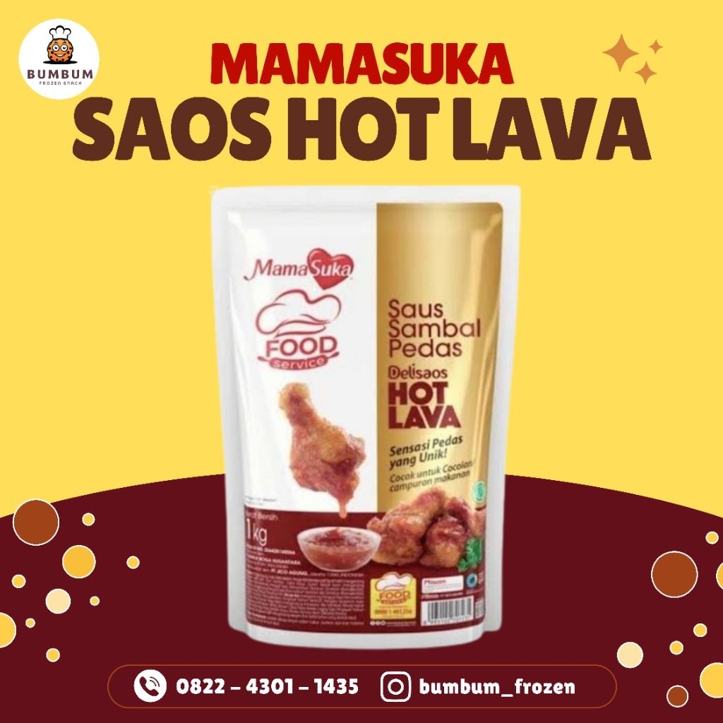 

Mamasuka Hot Lava Saos 1kg