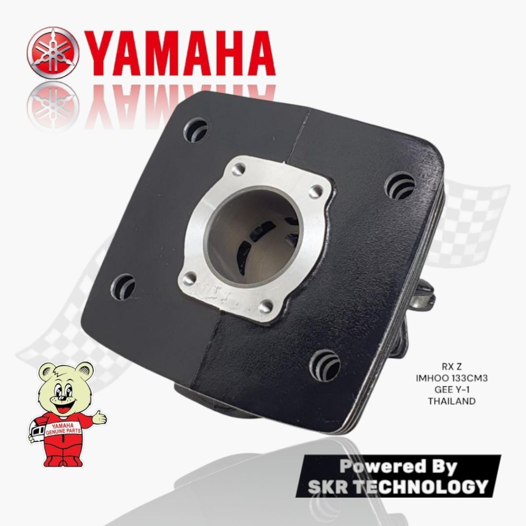 BLOCK BLOK SEHER YAMAHA RXZ ORIGINAL YAMAHA GEE Y-1 IMHOO 133CM3 OVERSIZE STANDART THAILAND
