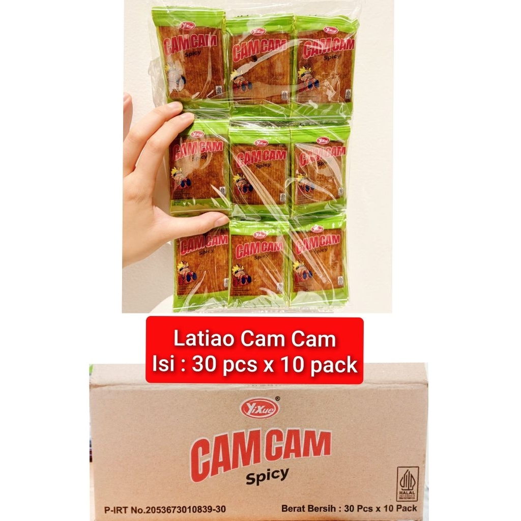 

latio Cham Cham extra pedas isi 30 pcs