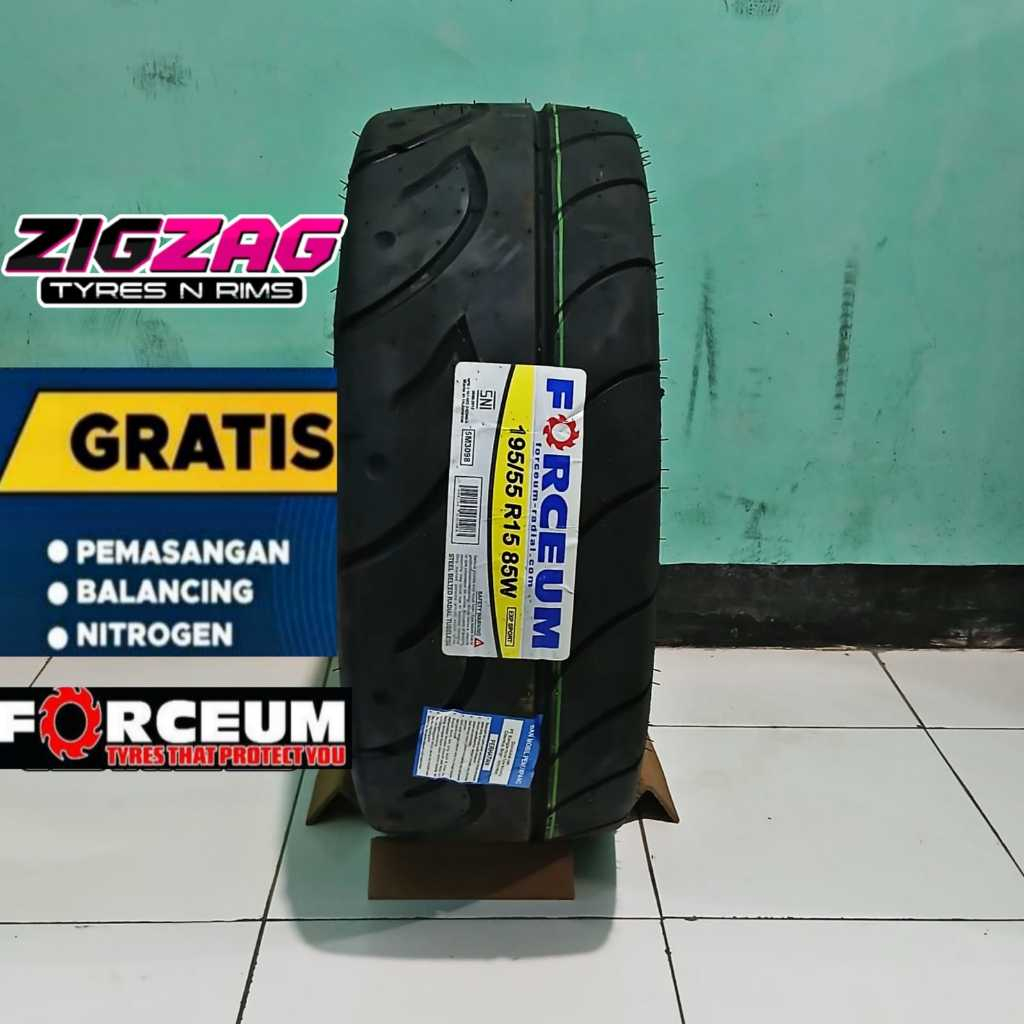 Ban Mobil Semi Slick  195 55 R15 Forceum EXP SPORT - Ban Tubles Semi Slick R15