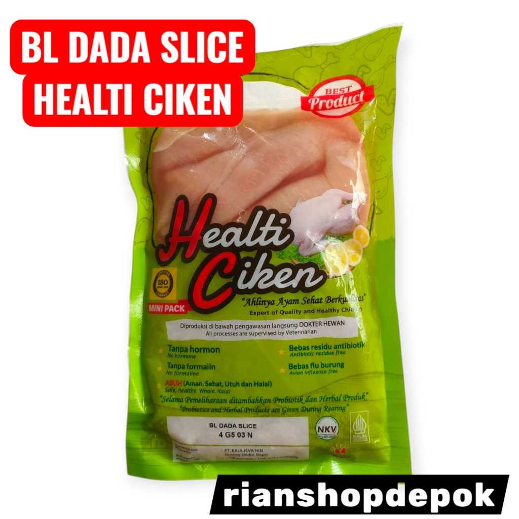 

BL DADA SLICE AYAM PROBIOTIK HEALTI CIKEN MINI PACK MAKANAN BEKU MAKANAN SEHAT ENAK DAN BERGIZI