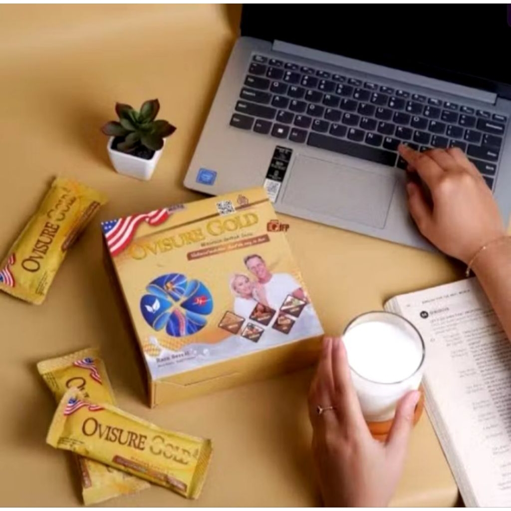 

Ovisure Gold Milk Original USA Sachet SusuKesehatan Tulang Sendi Mencegah Osteoporosis