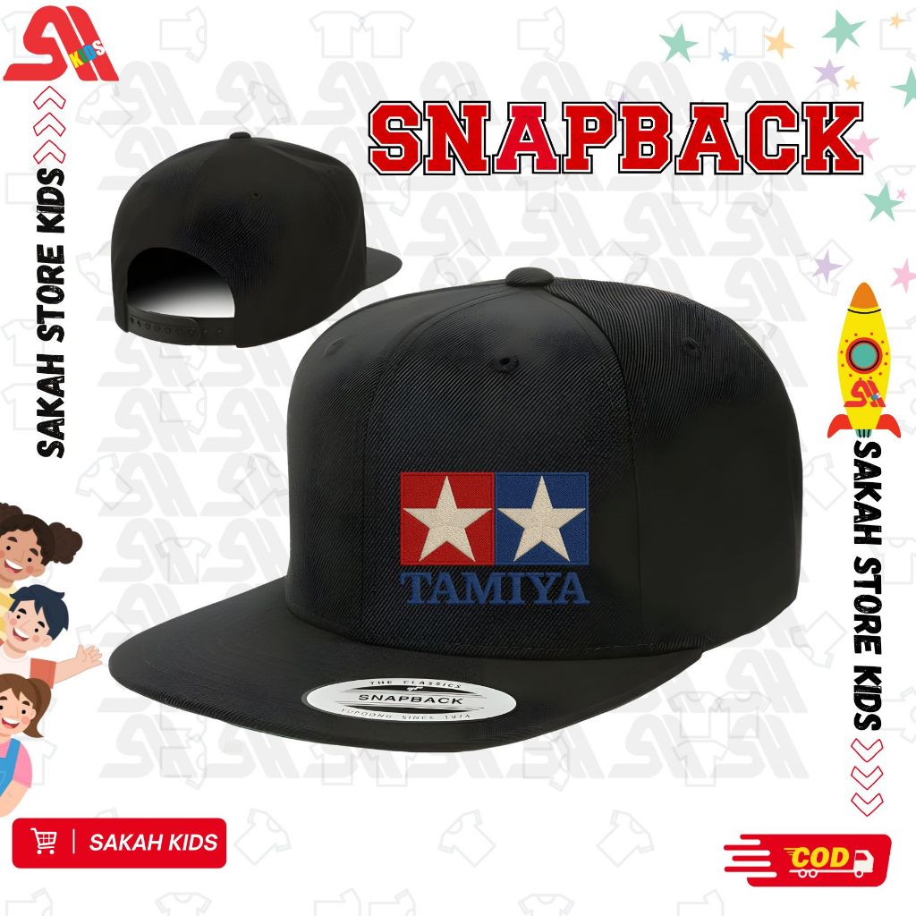 SAKAH Topi SNAPBACK HIPHOP DEWASA TAMIYA 2