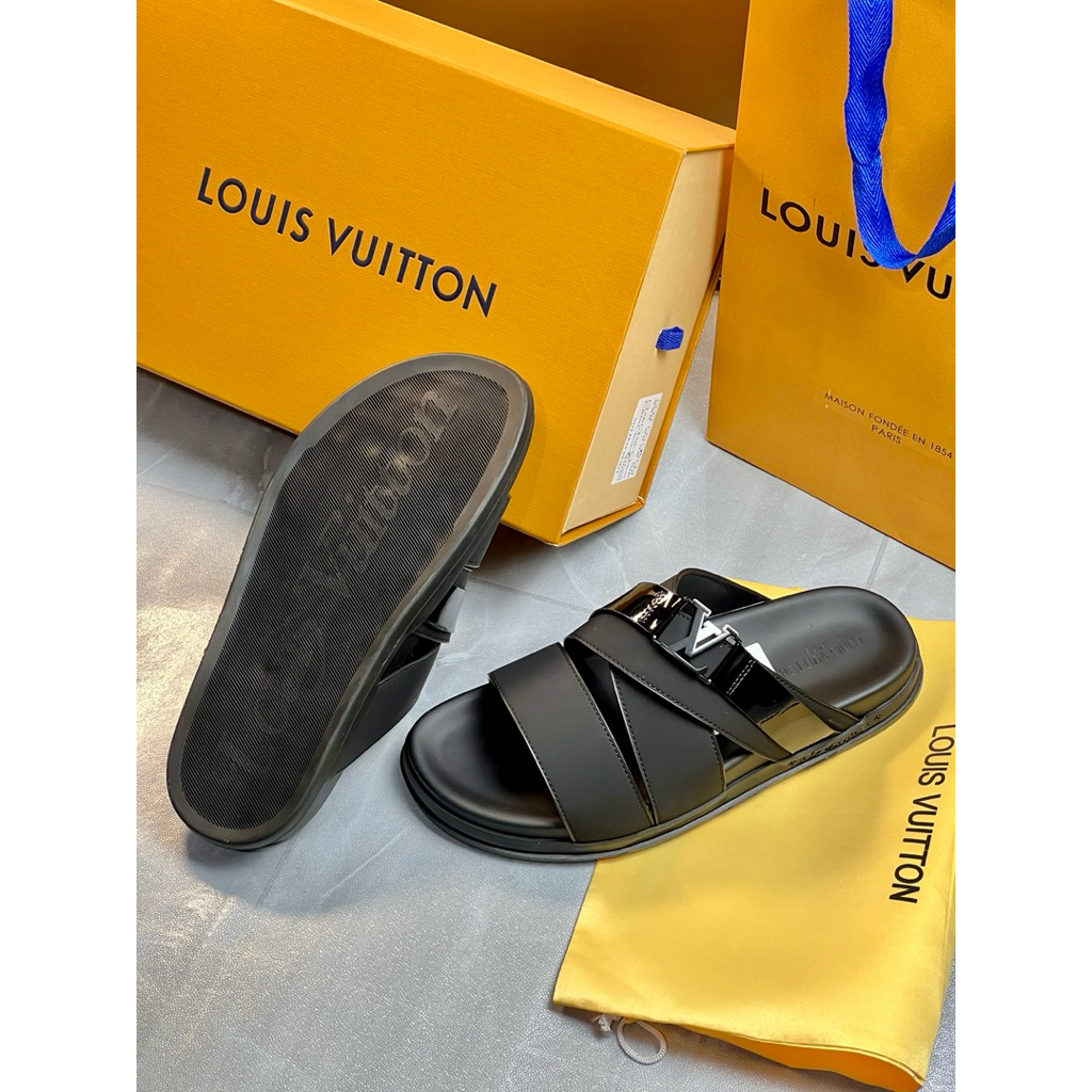 sandal pria mirror LV vip branded