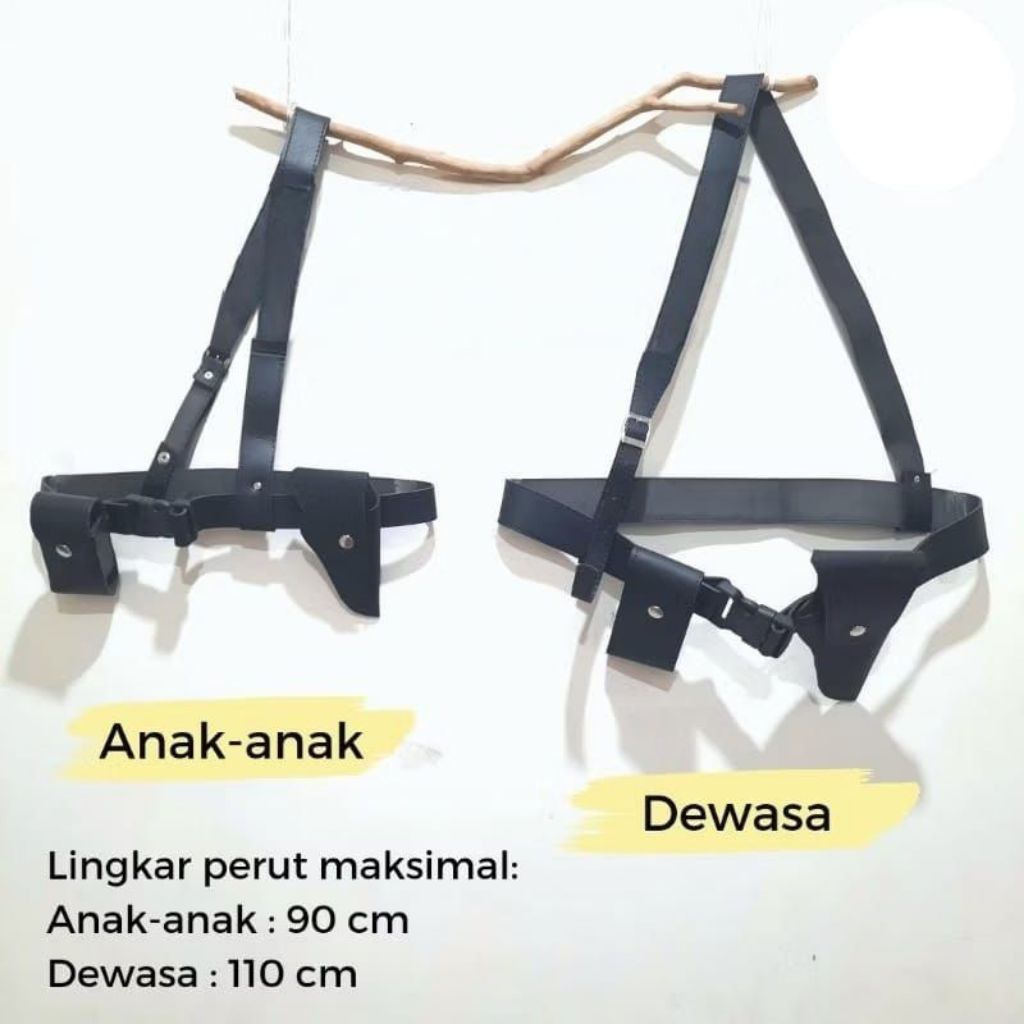 SABUK TNI-POLISI ANAK KARNAVAL SABUK SLEMPANG PEJUANG ANAK-DEWASA / IKAT PINGGANG POLISI - TNI, SABU