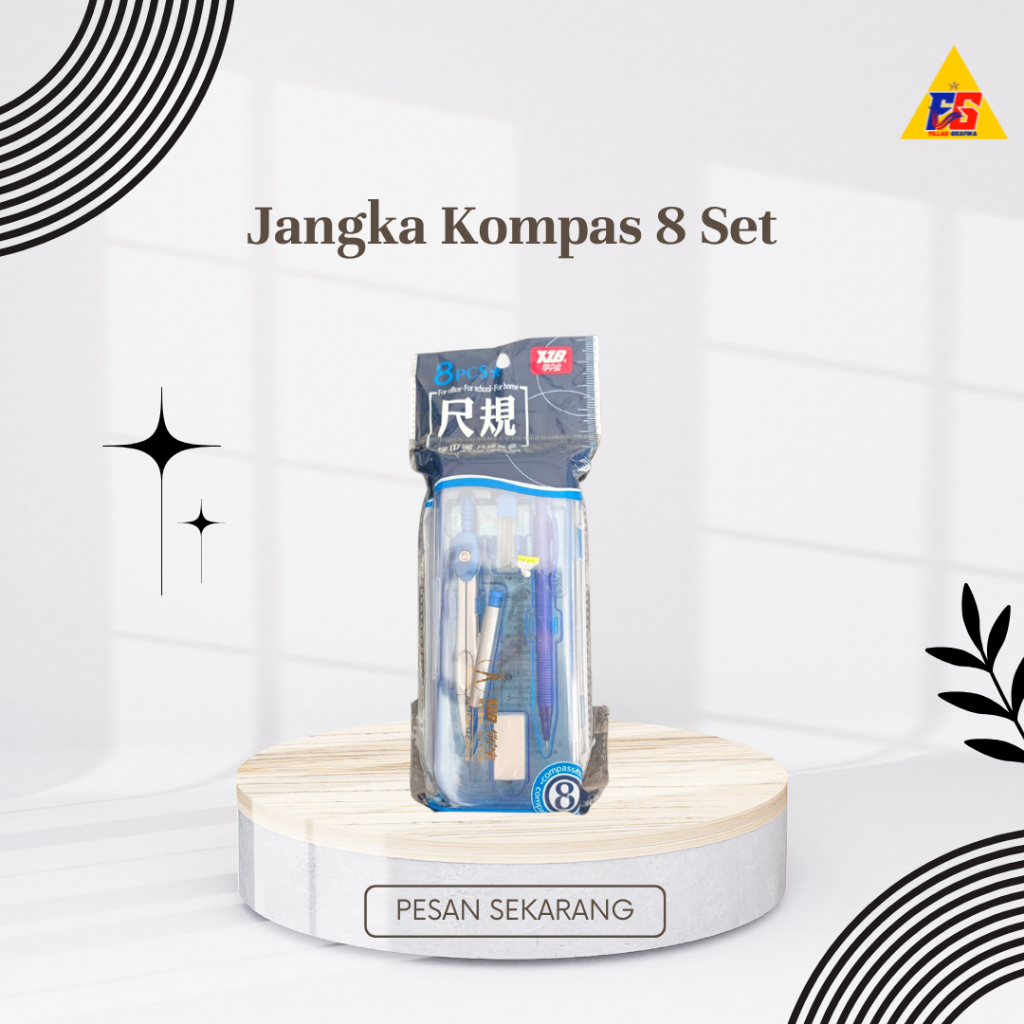 

Jangka compass 8 set