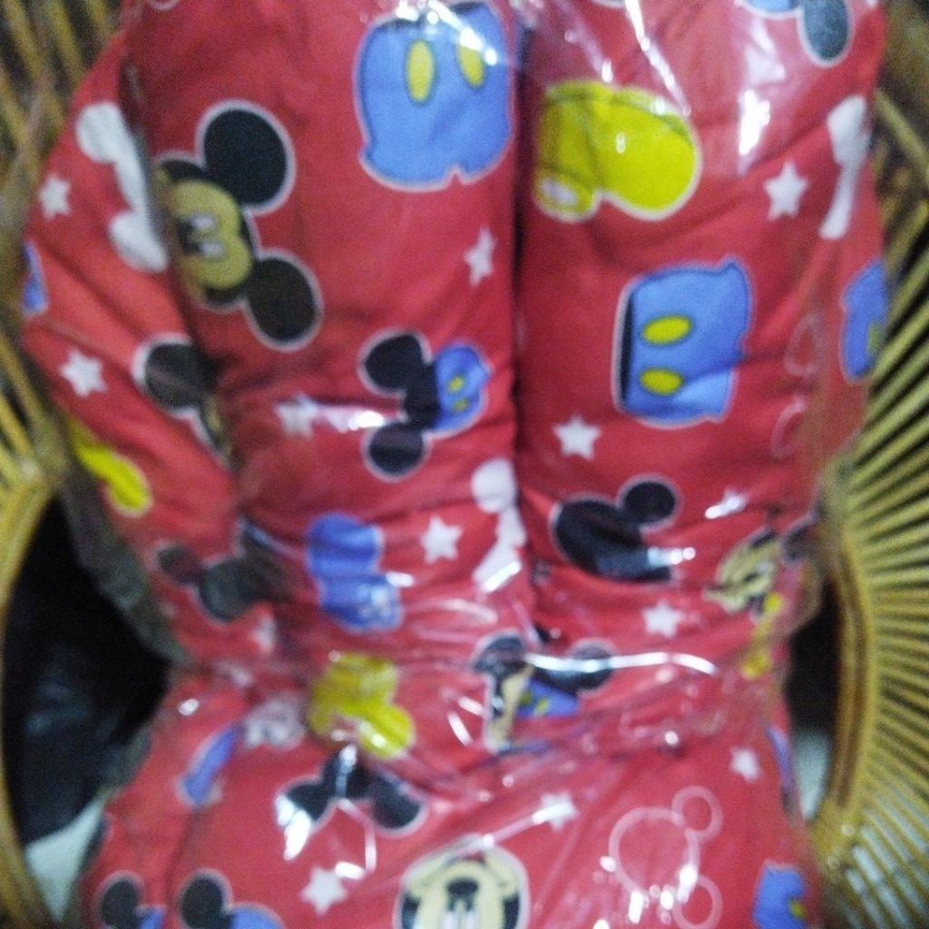 kasur/kelambu ayunan bayi rotan