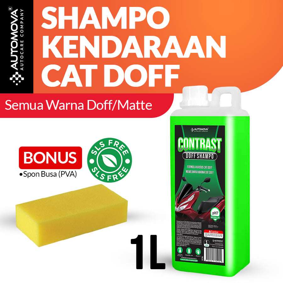 Shampo motor doff matte wash sabun cuci motor khusus cat doff
