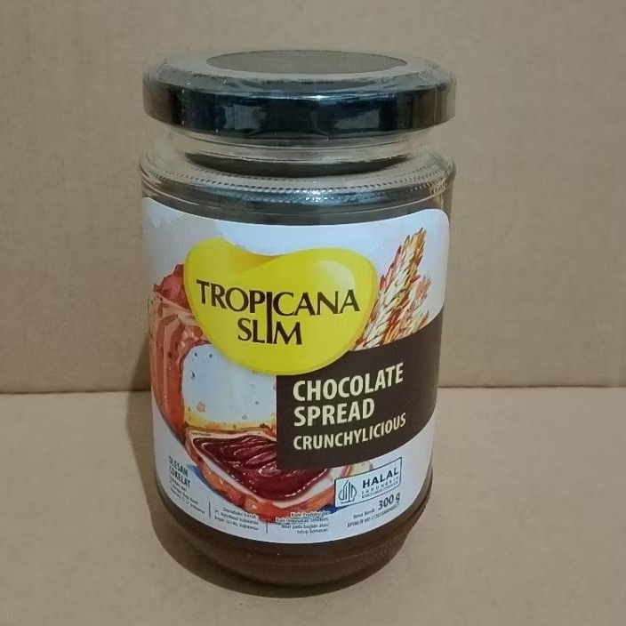 

tropica slim chocolate spread crunchylicious 300g