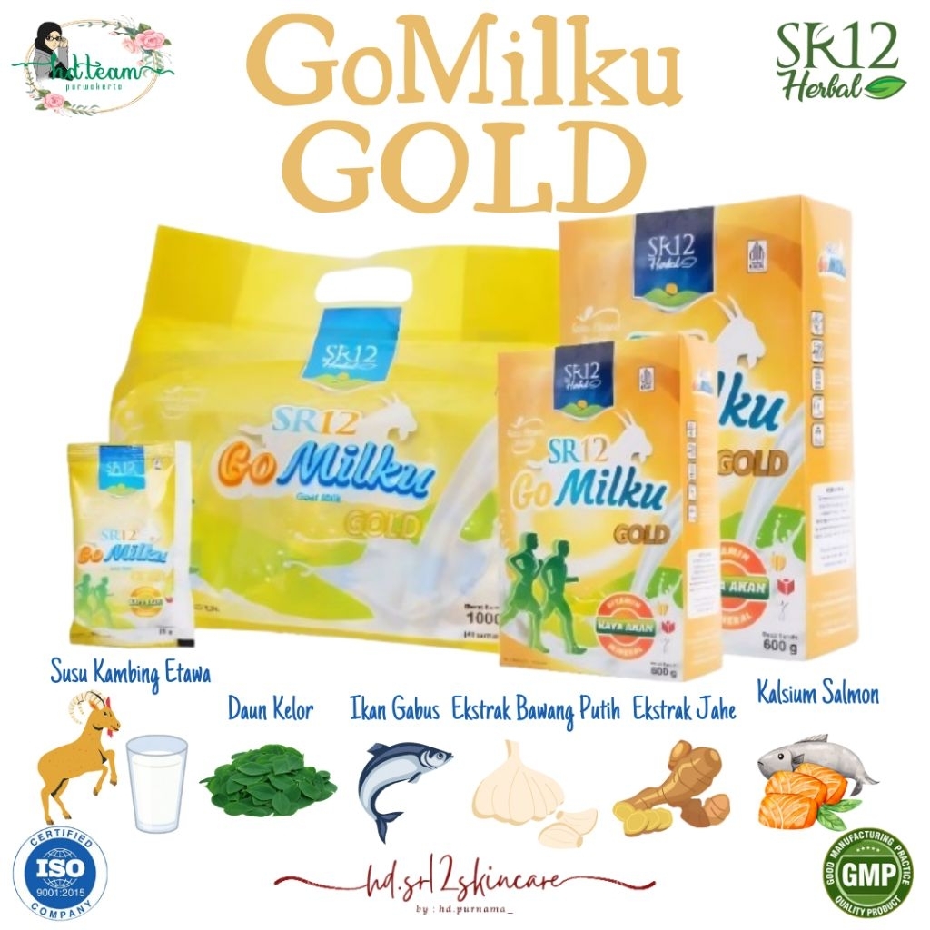 

GOMILKU GOLD SR12 600 gram Susu Kambing Etawa Go Milku untuk Lansia Mencegah Osteoporosis Meningkatkan Kesehatan Tulang dan Sendi