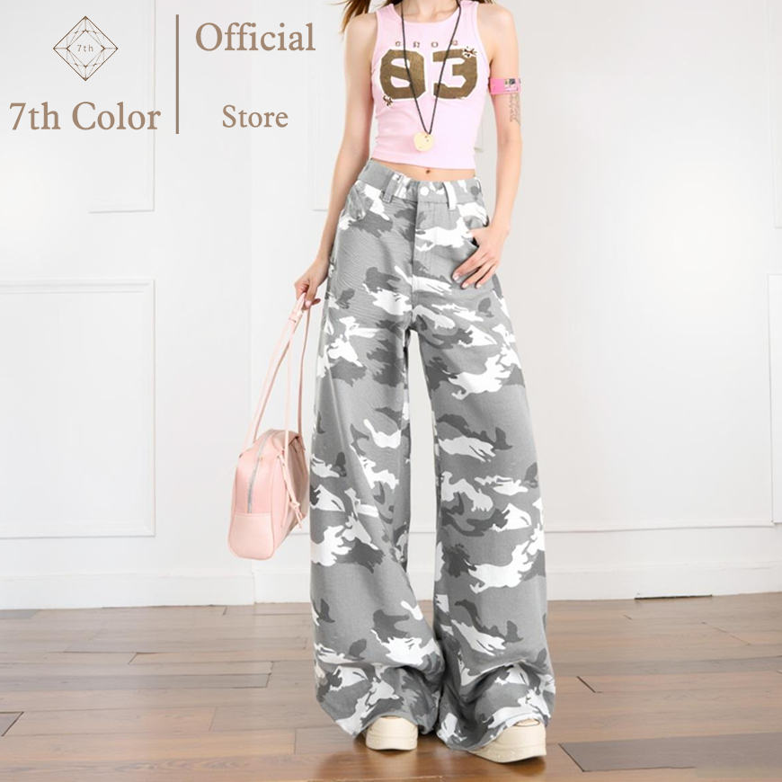 7th Color / celana army wanita celana camouflage wanita celana denim wanita streetwear wanita