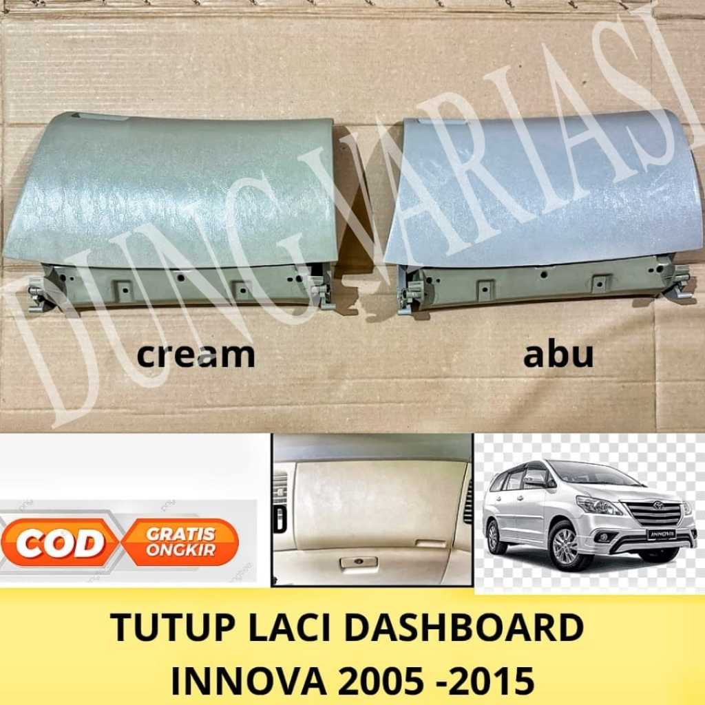 Tutup Laci Dashboard Innova 2005 2010 2012 2015 Cream & Abu