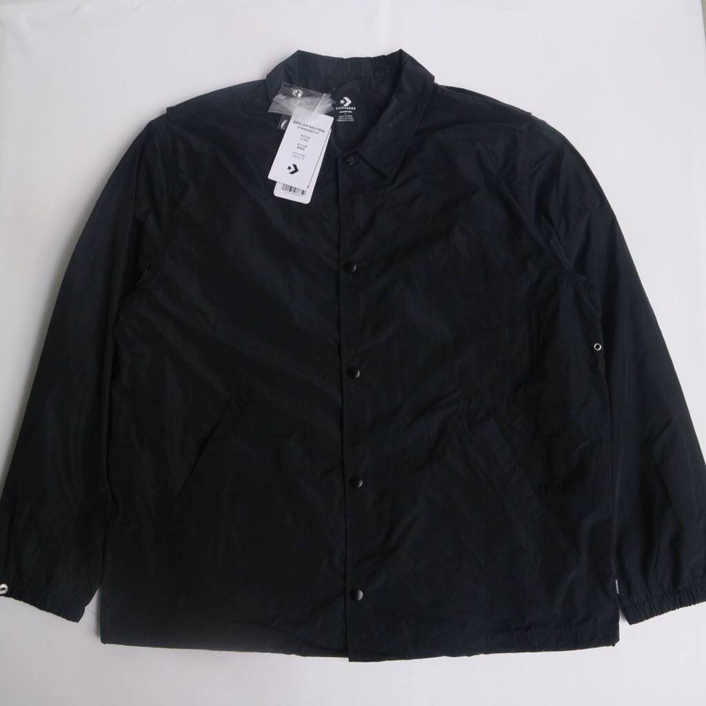(New) Converse Go-To Andover Coach's Men's Jacket - Black