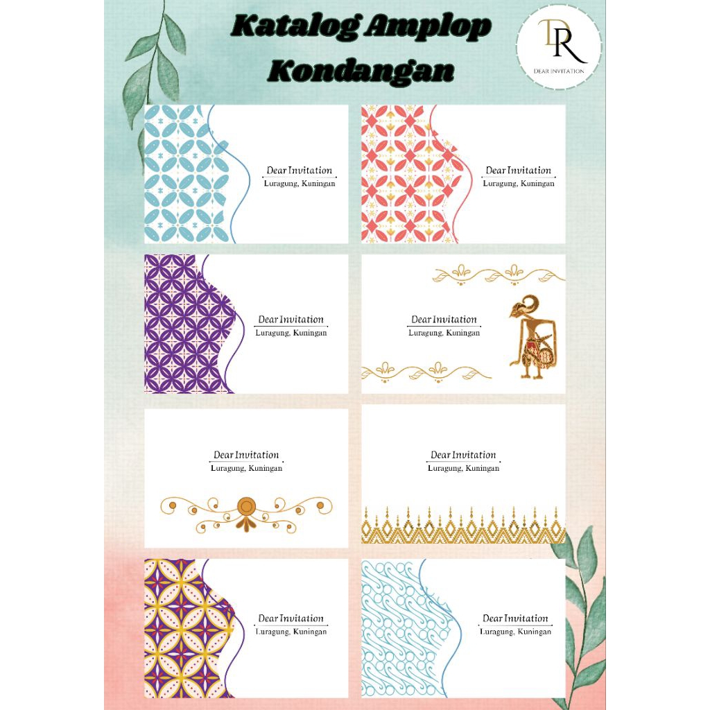 

50 Pcs amplop kondangan/ amplop custom/ amplop sumbangan