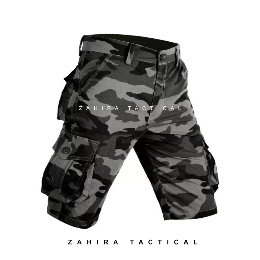 Celana Pendek Loreng Cargo Pria PDL Terlaris / Celana Pendek Loreng Pria