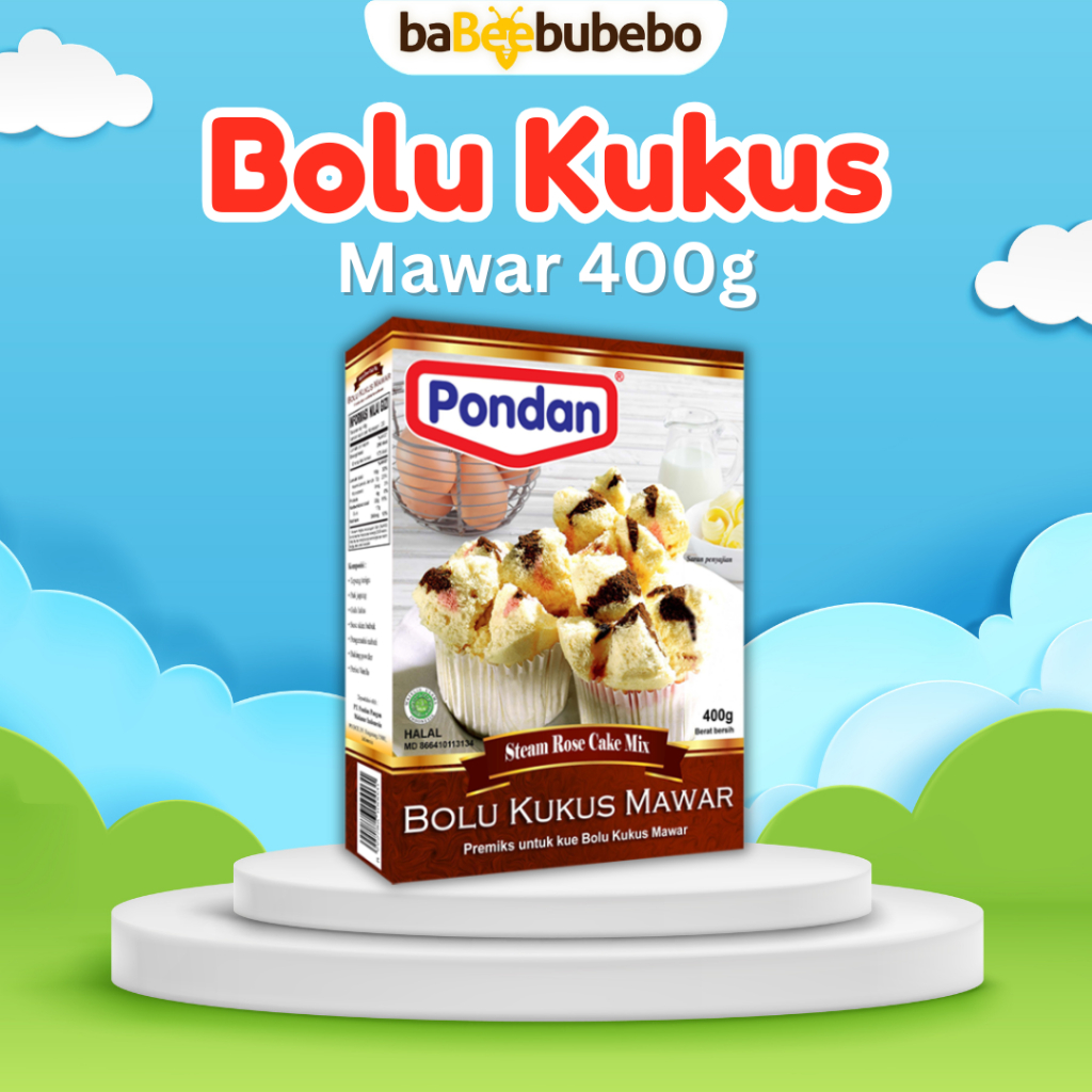 Pondan Bolu Kukus Mawar 400g