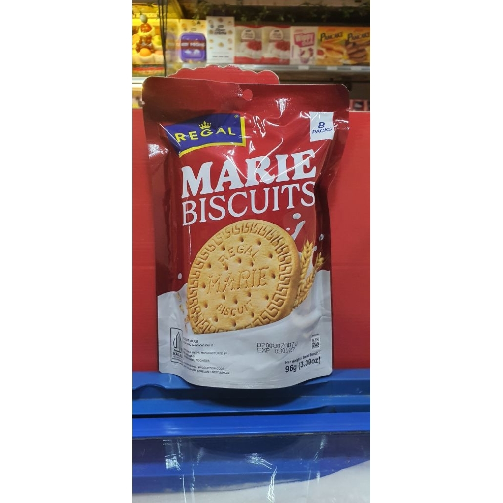 

Regal Marie Biscuits isi 8packs kemasan Pouch