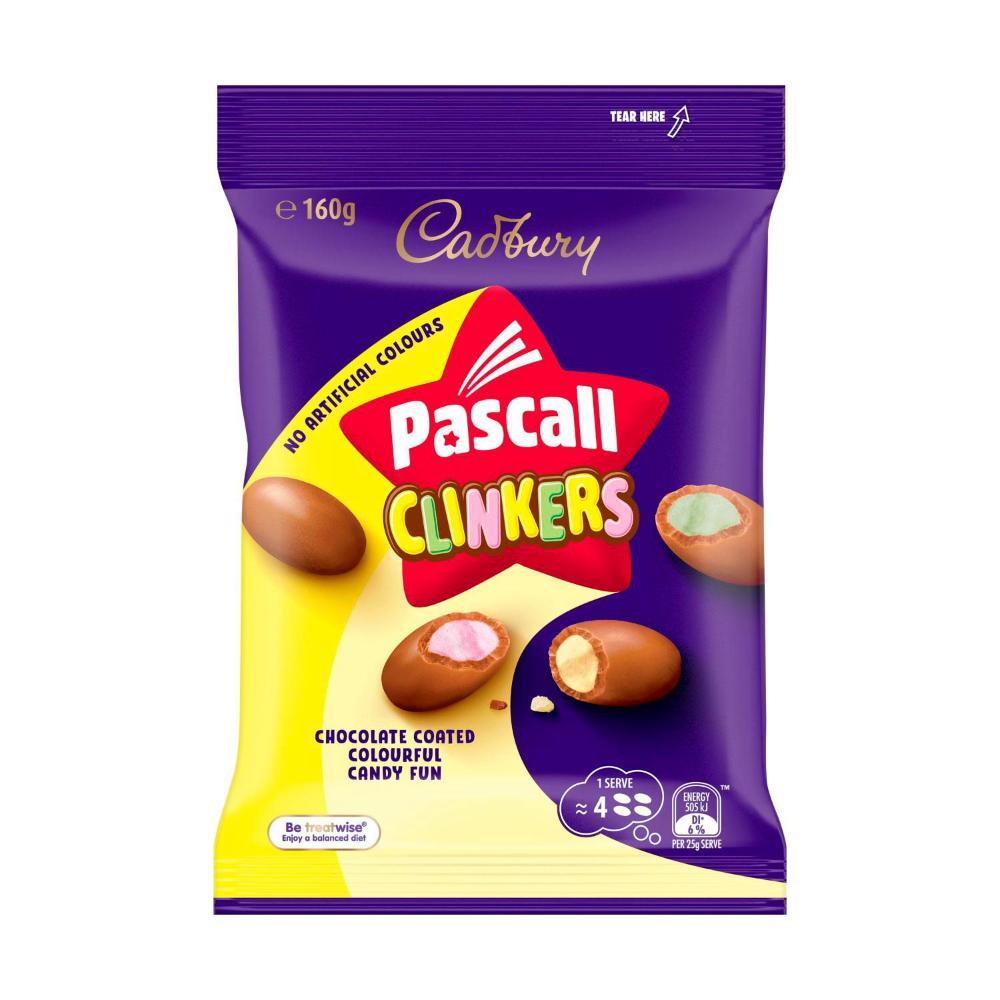 

Cadbury Pascall Chocolate Coated Clinkers Lollies | 160g AUSTRALIA