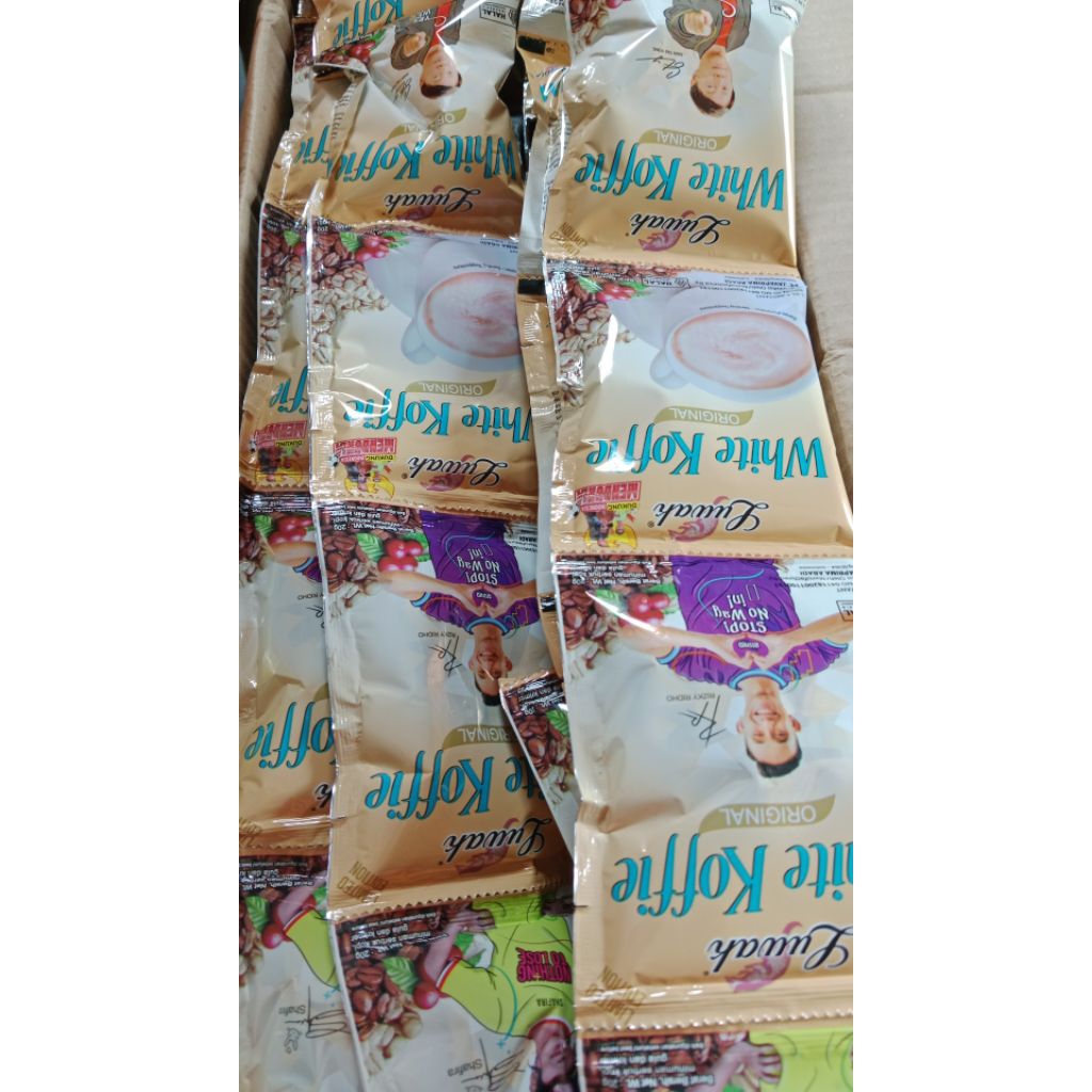 

LUWAK WHITE KOFFIE 1rntng isi 10pcs