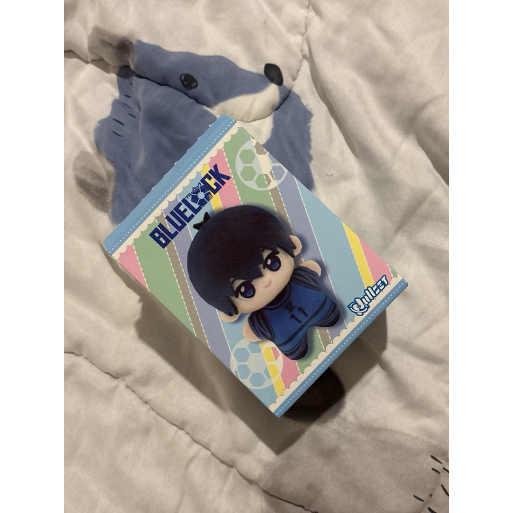 keychain rin itoshi plush blue lock