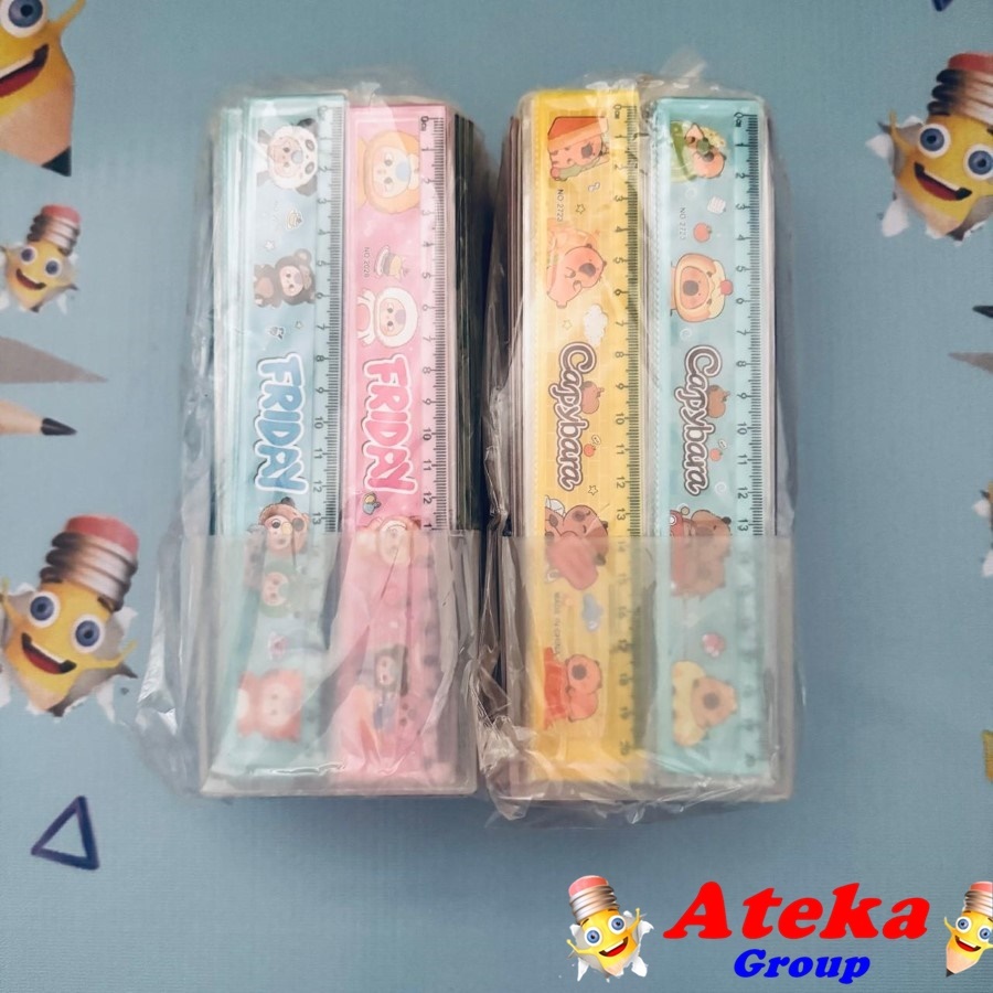 

[PAK/100PCS] BABY THREE CAPYBARA MISTAR 20CM NO.2723 NO.2728 GARISAN 20CM