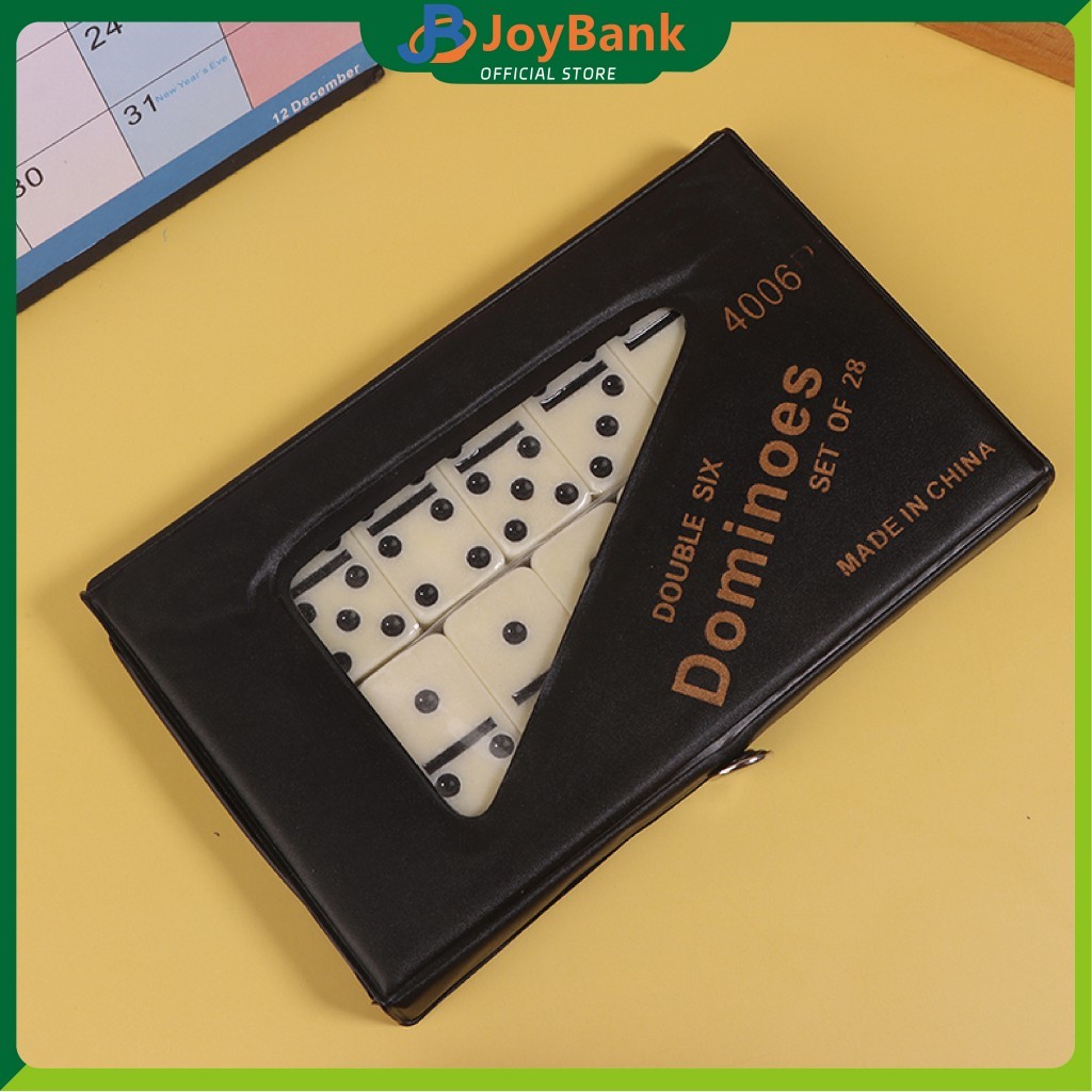 Gaple Domino Rox Anti Slip 28pcs - Batu Domino Tebal Premium Game Keluarga/Kafe Seru