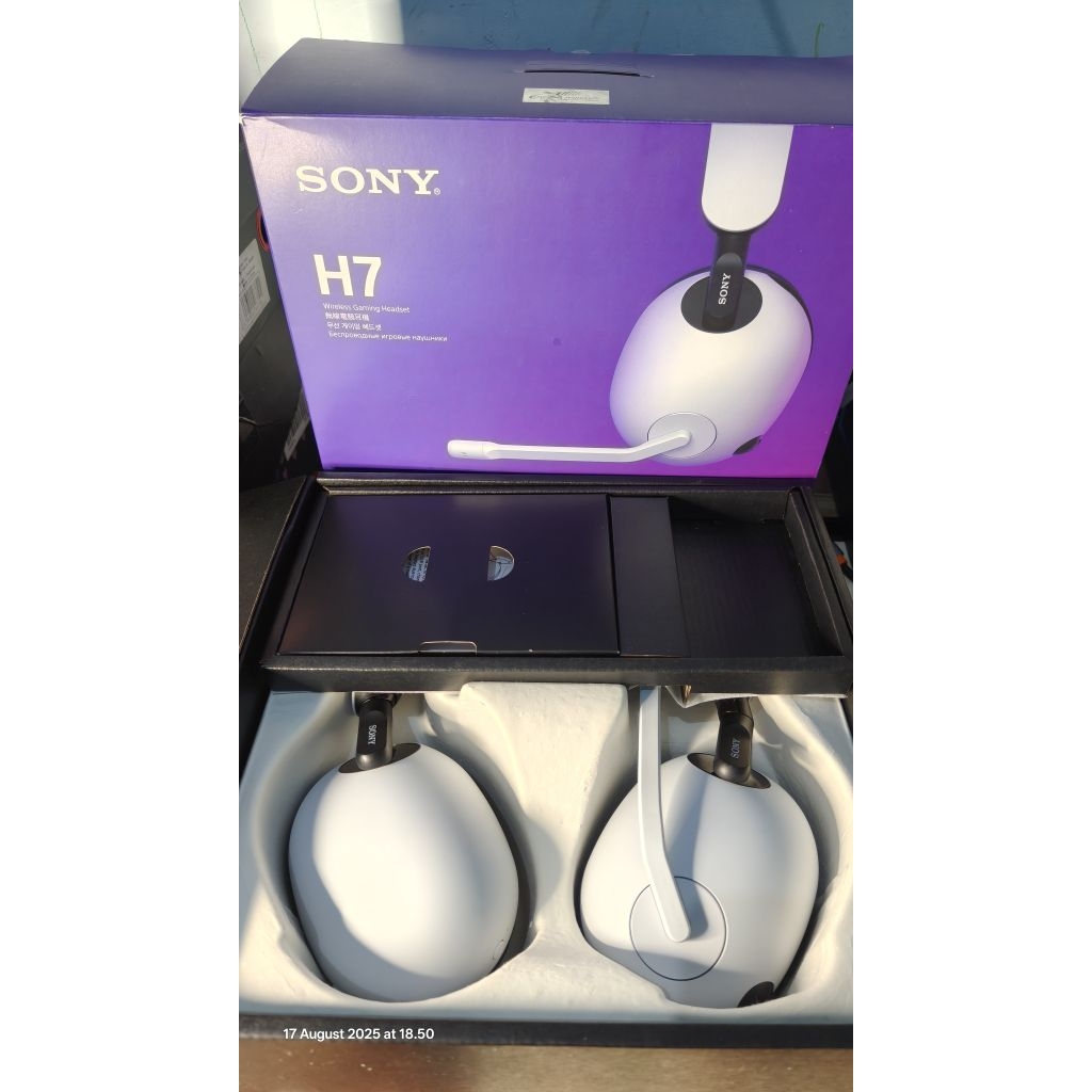 Headphone Gaming Wireless Sony H7