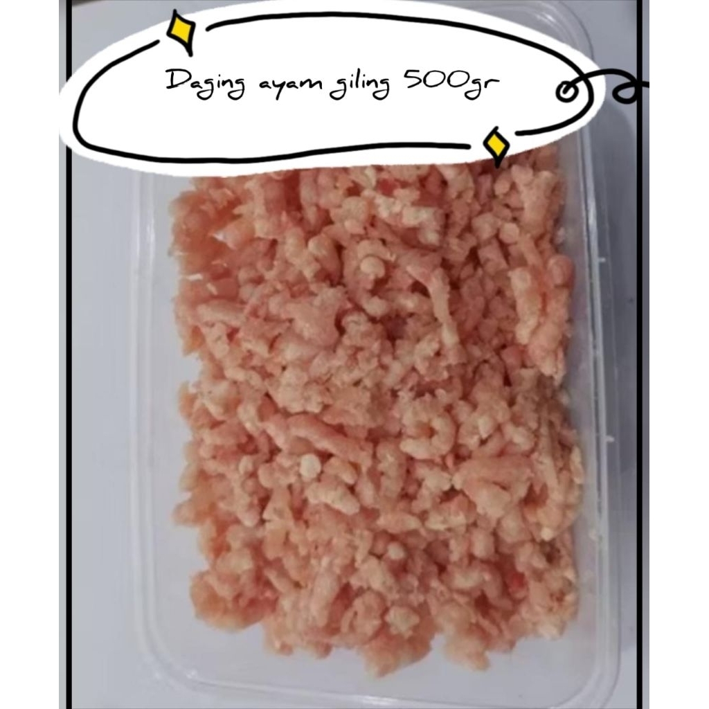 

Ready Daging ayam giling 500gr 1 box|daging ayam 500gram|daging ayam giling