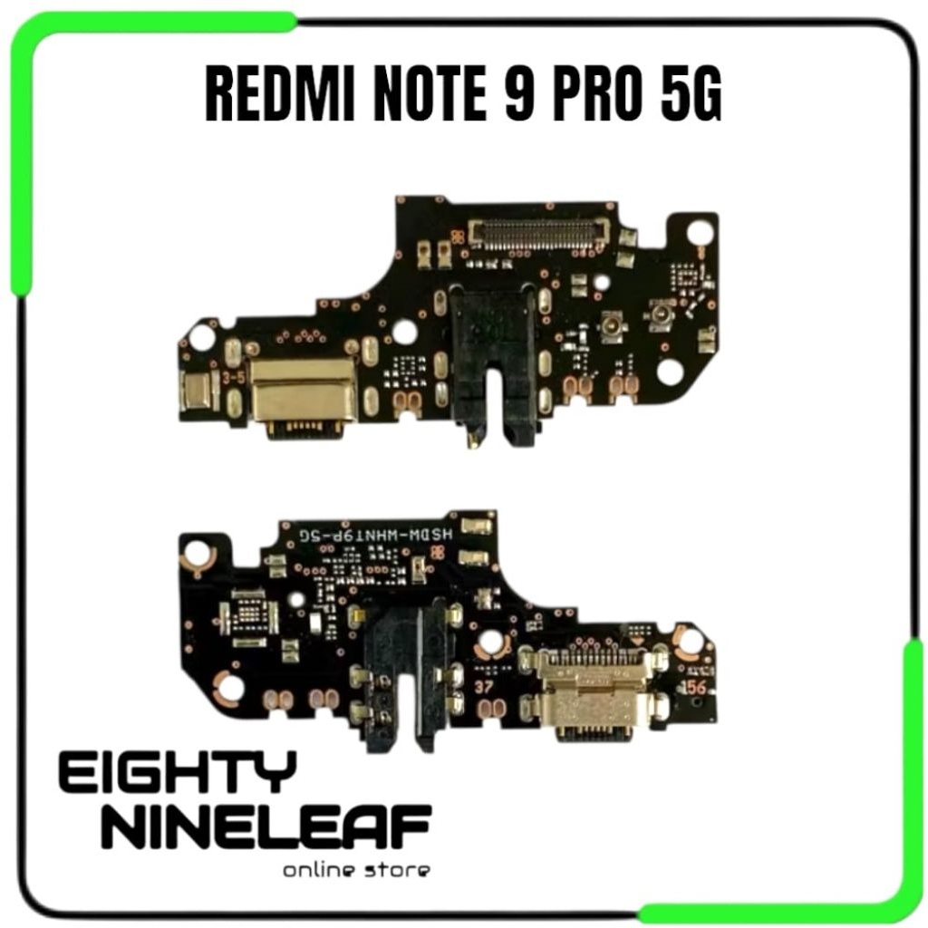 Flexible Fleksibel Konektor Charger Xiaomi Redmi Note 9 Pro 5G Papan Board Con Mic Cas Hp