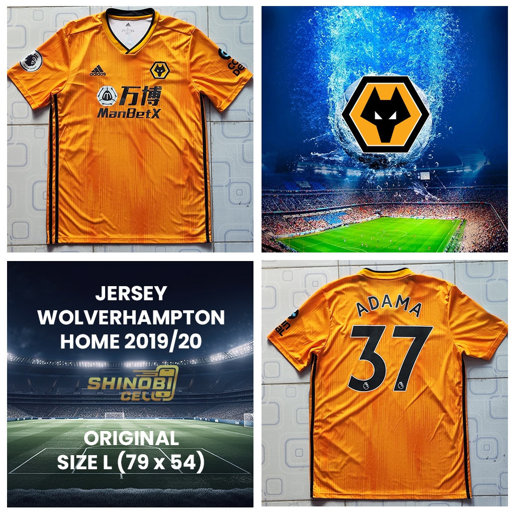 Jersey Wolverhampton Home 2019 / 20 Wolves ADAMA #37 Size L