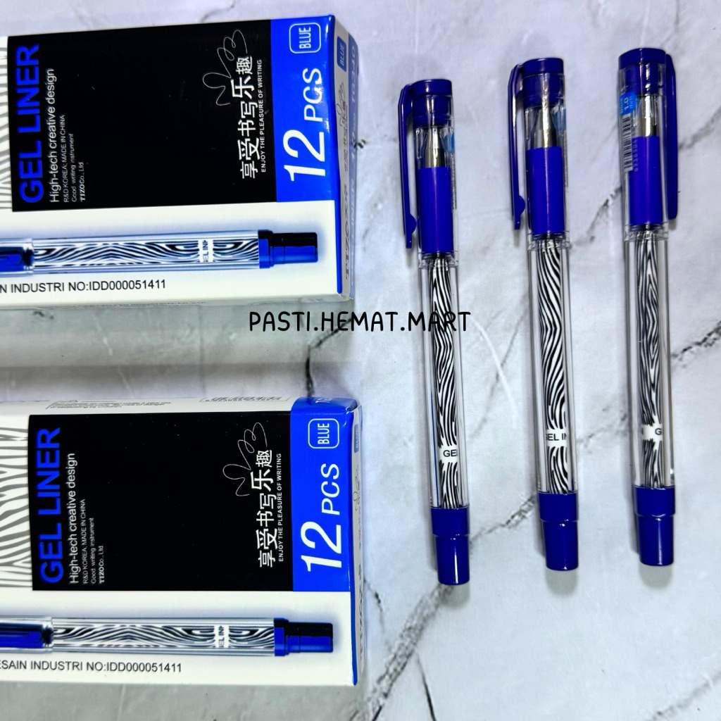 

Pulpen Ball Liner Tizo TG 340 | Pena Tanda Tangan Tizo 1.0 MM | 1 - 2 PCS | Hitam/Biru