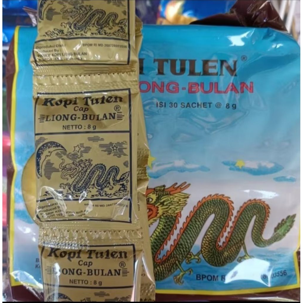 

Kopi Liong Bulan Mini Tanpa Gula 8 gram Renceng 10 Sachet