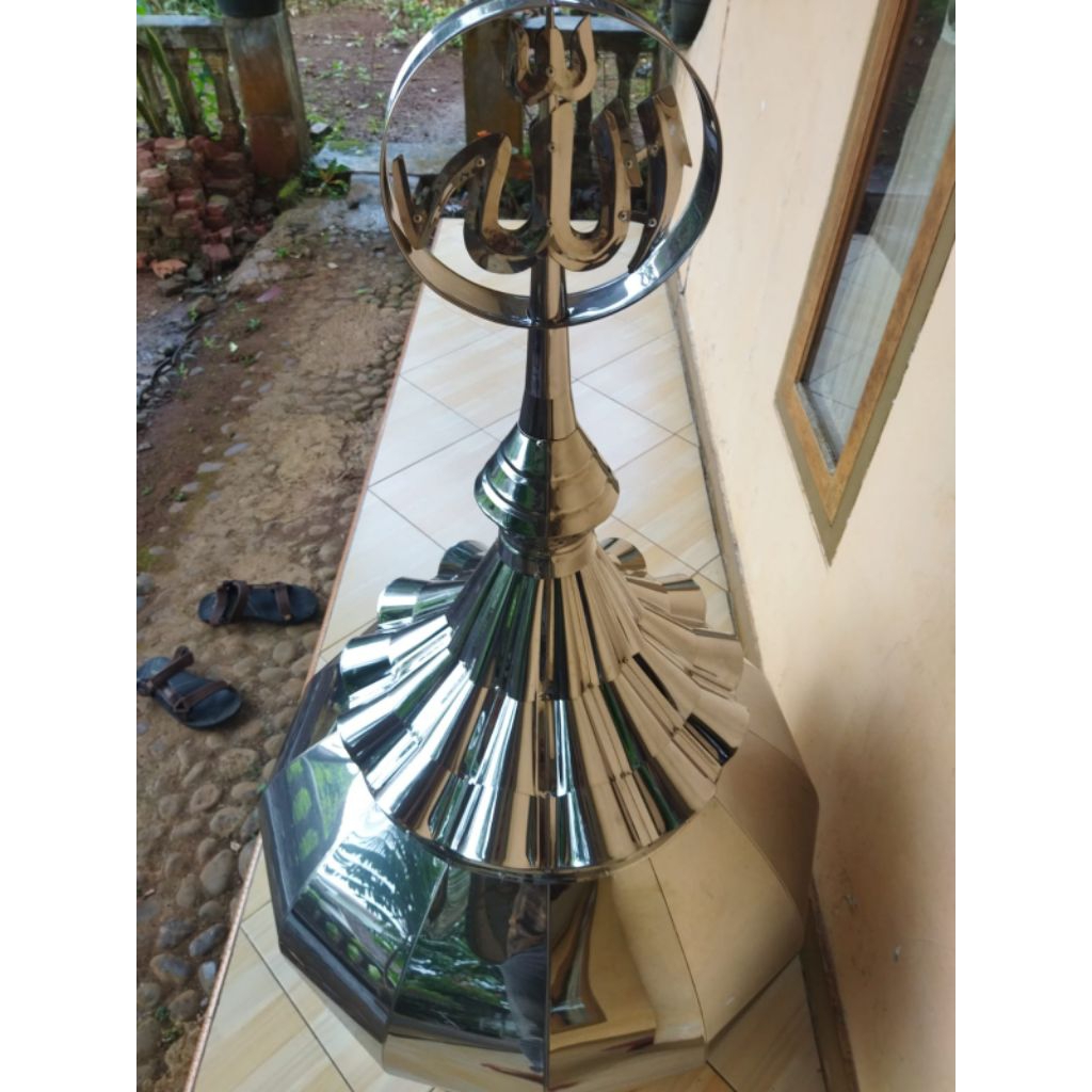 kubah masjid stainless steel 80cm