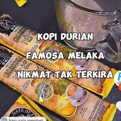 

FAMOSA WHITE COFFEE DURIAN MALAKA (PERSACHET)
