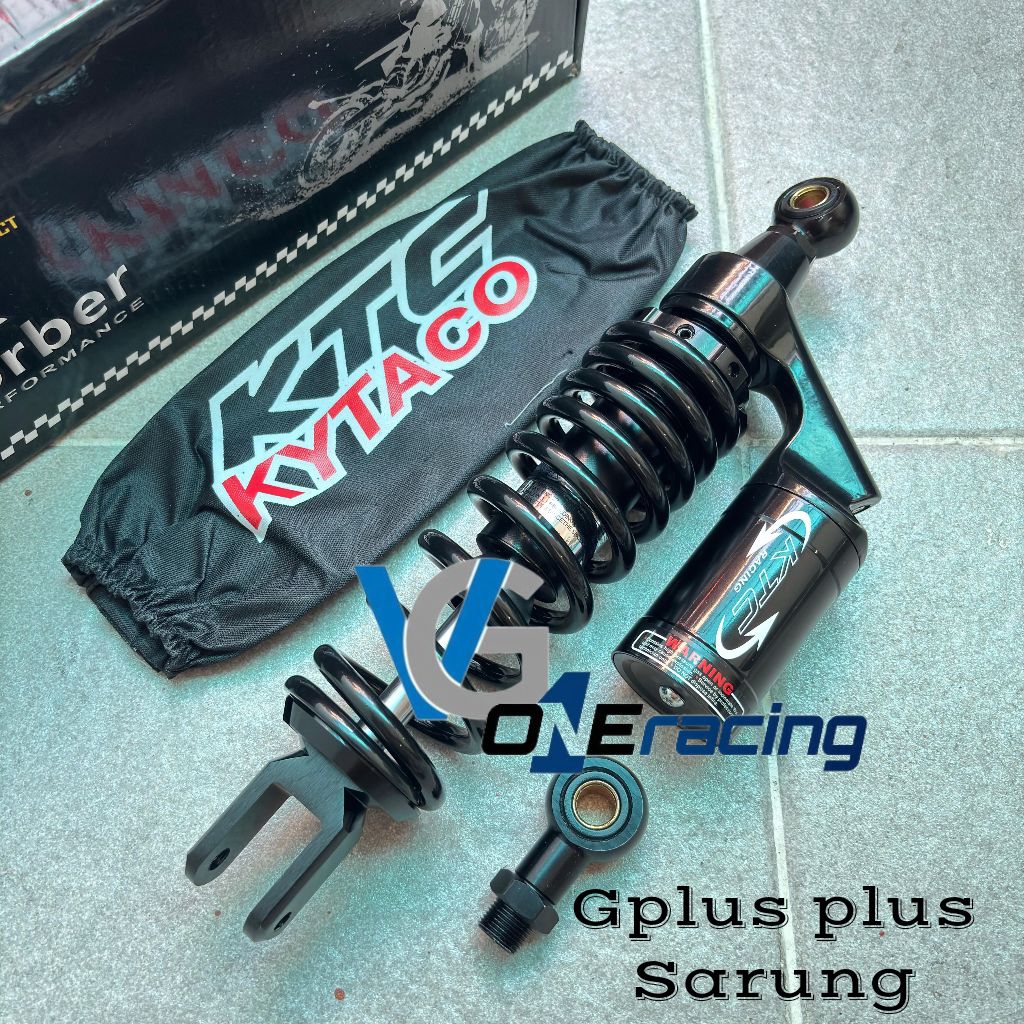 (Bonus Sarung)Shockbreakers Tabung Model Gplus 310-330 Shock Belakang Motor Matic Replika Copy KTC V
