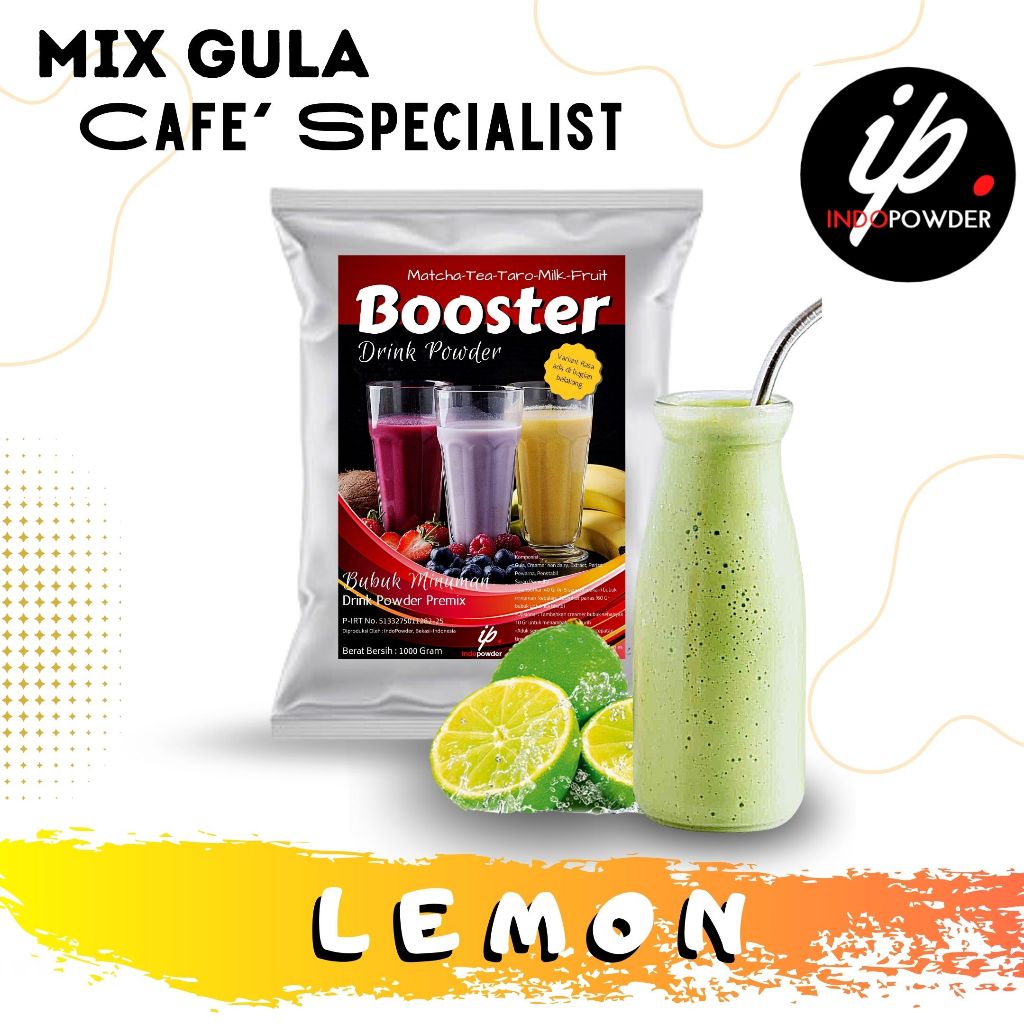 

Indopowder - Bubuk Minuman LEMON 1Kg Untuk Cafe, Waralaba, Resto dan Minuman Kekinian
