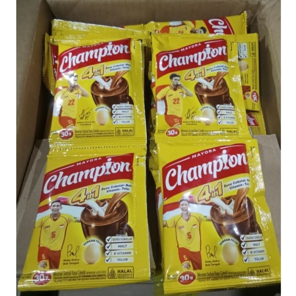 

( 2 Renteng ) Energen Champion Susu Bubuk Rasa Coklat 30gr x 10 Sachet