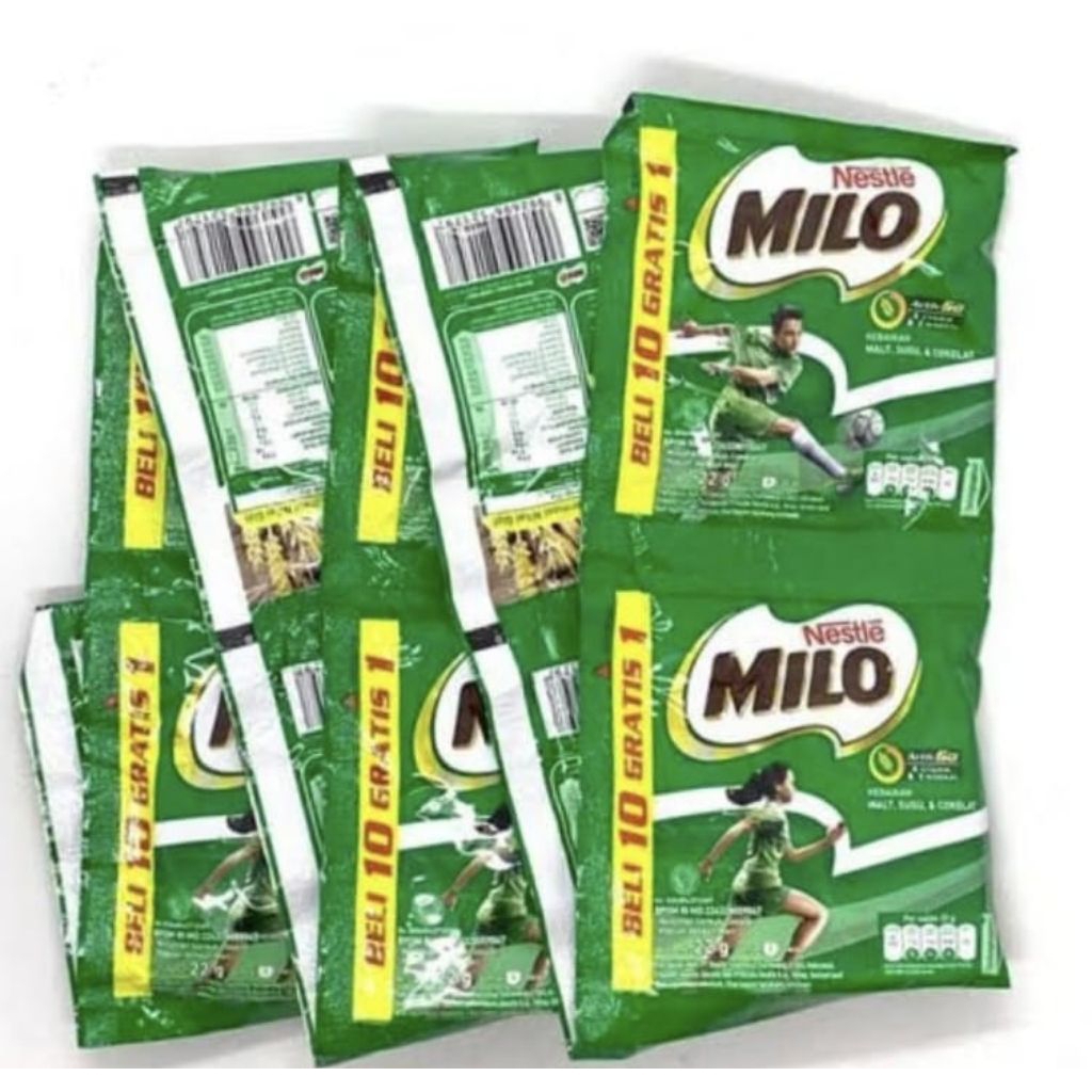 

Milo Susu Coklat Active Go 22gr 1 renceng 10 sachet