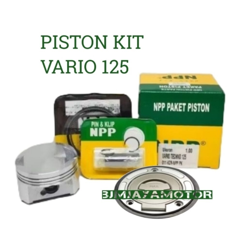 piston kit Vario 125 Esp Led, Vario Techno 125 KZR Original NPP