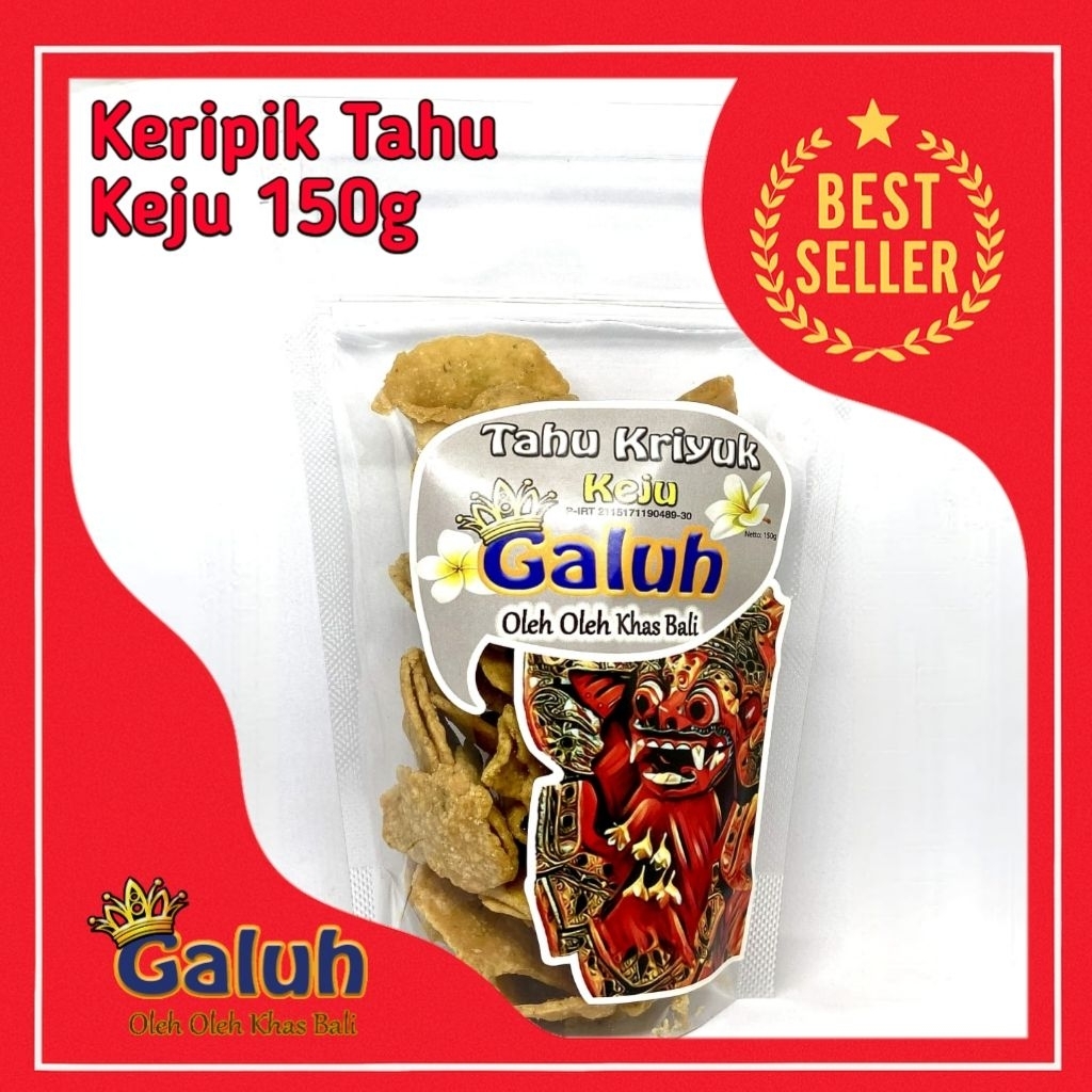 

Keripik Tahu Galuh 150g – Rasa Keju, Oleh Oleh Khas Bali Cemilan Kripik Lebaran Halal