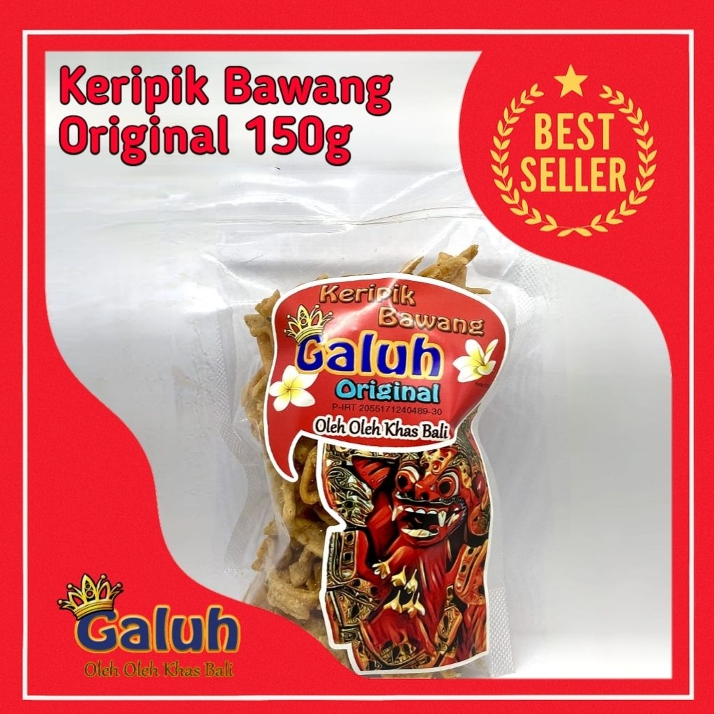 

Keripik Bawang Galuh Rasa Original – Cailan Renyah Gurih, Oleh Oleh Khas Bali Halal 150g