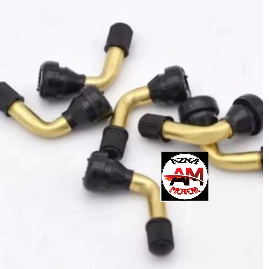 tutup pentil ban tubles model bengkok sepeda listrik